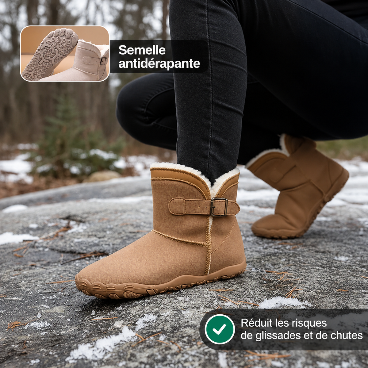 Bottes Orthopédiques Antidérapantes et Imperméables