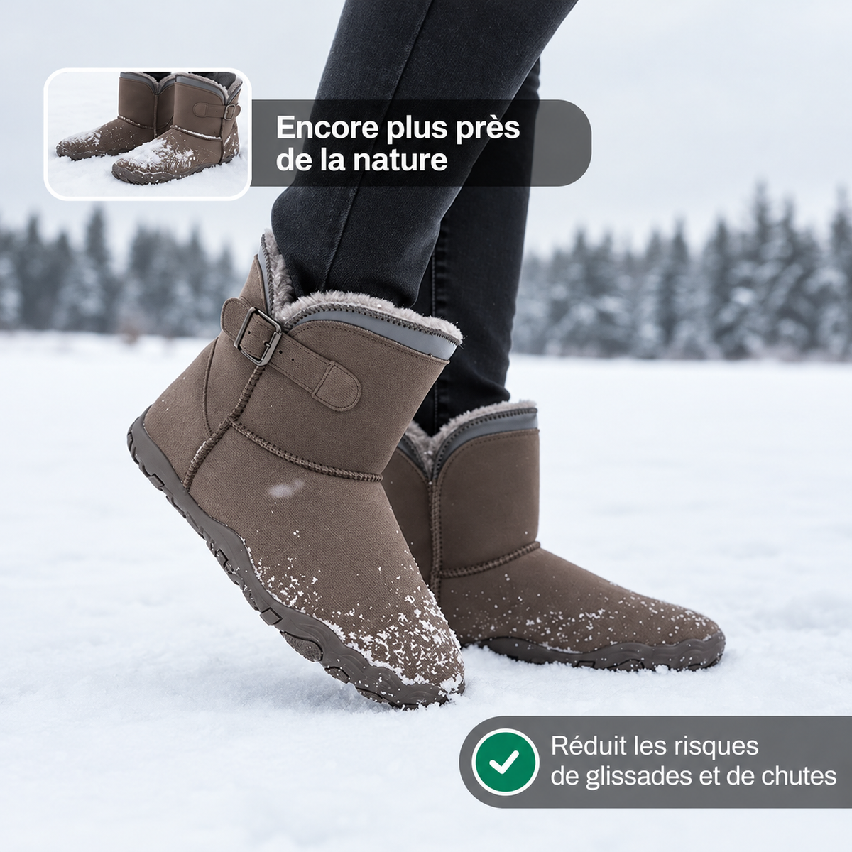 Bottes Orthopédiques Antidérapantes et Imperméables