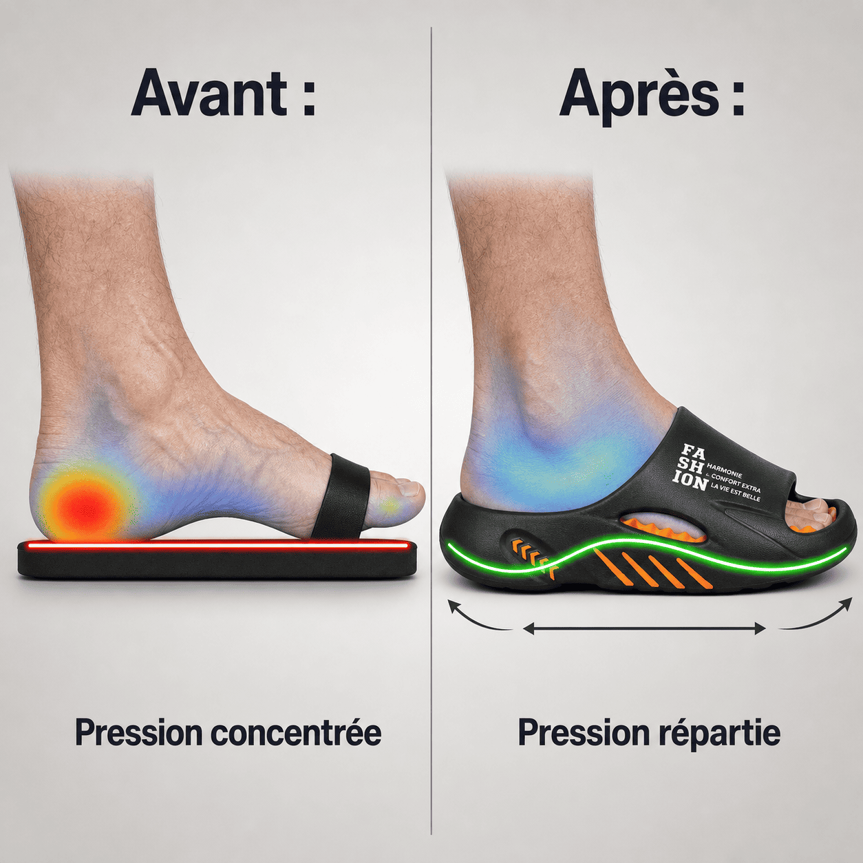 OrthoLabs™ | Claquette Orthopédique à Mémoire de Forme