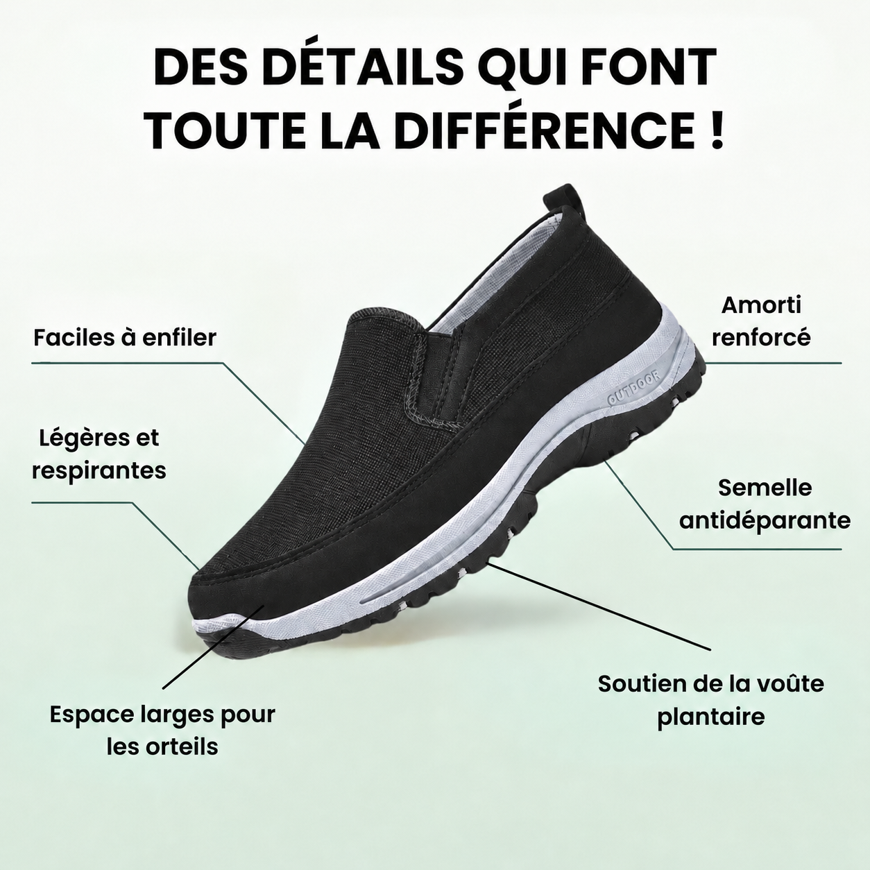 OrthoPlus™ | Chaussures de Marche Orthopédiques (Unisexe)