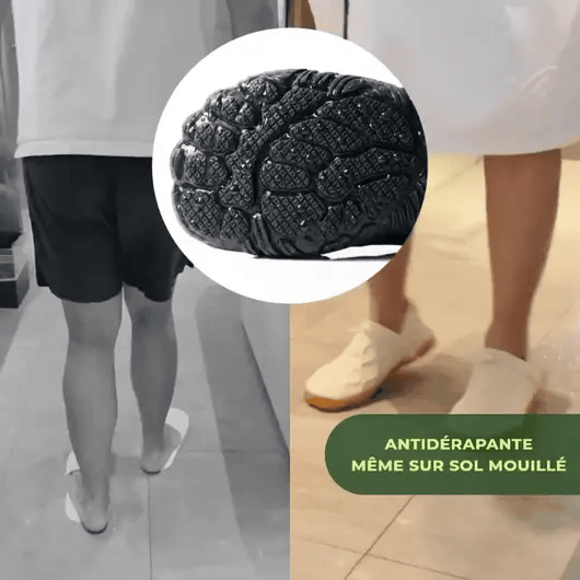 OrthoPlume® Chaussures Antidérapantes Pieds Douloureux