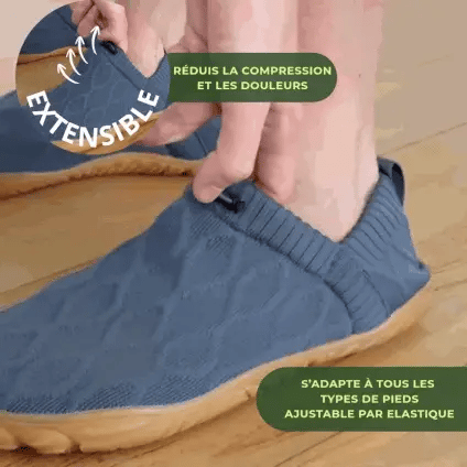 OrthoPlume® Chaussures Antidérapantes Pieds Douloureux