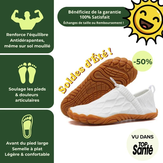 OrthoPlume® Chaussures Antidérapantes Pieds Douloureux